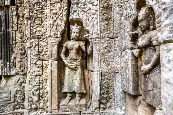 Som Tempel Complexe Angkor Wat Siem Reap Cambodja Een Zomerdag — Stockfoto