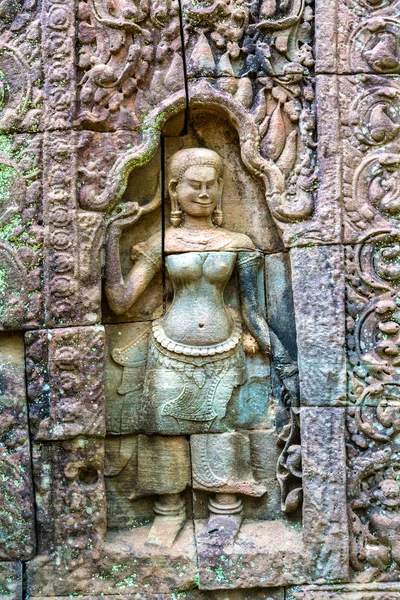 Som Ναός Στο Συγκρότημα Angkor Wat Σιέμ Ριπ Καμπότζη Μια — Φωτογραφία Αρχείου