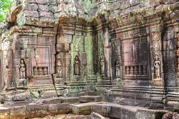 Som Tempel Complexe Angkor Wat Siem Reap Cambodja Een Zomerdag — Stockfoto