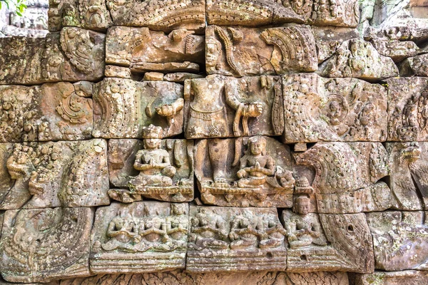 Som Templo Complexo Angkor Wat Siem Reap Camboja Dia Verão — Fotografia de Stock
