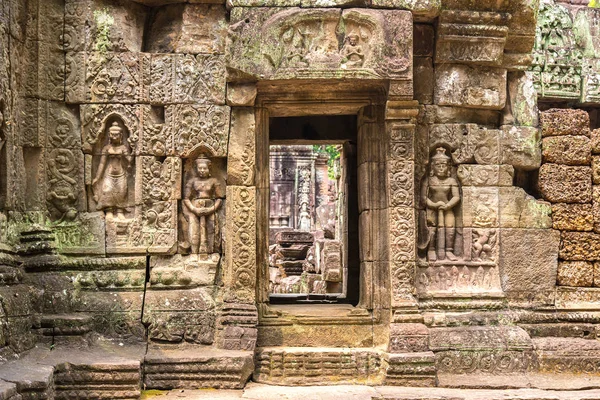 Som Templo Complexo Angkor Wat Siem Reap Camboja Dia Verão — Fotografia de Stock