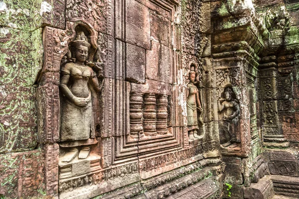 Som Tempel Complexe Angkor Wat Siem Reap Cambodja Een Zomerdag — Stockfoto