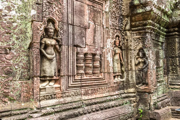 Som Tempel Complexe Angkor Wat Siem Reap Cambodja Een Zomerdag — Stockfoto