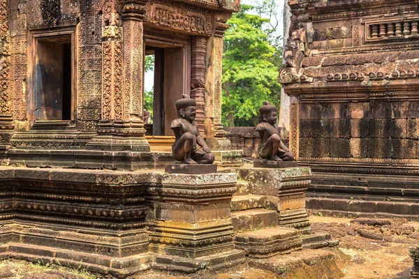 Banteay Srei Templom Komplex Angkor Wat Siem Reap Kambodzsa Egy — Stock Fotó