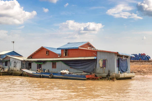 Chong Khneas Schwimmendes Dorf Der Nähe Von Siem Reap Kambodscha — Stockfoto