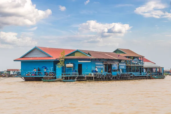 Чонг Хнес Камбоджа Июня 2018 Года Плавающая Деревня Чонг Хнеас — стоковое фото