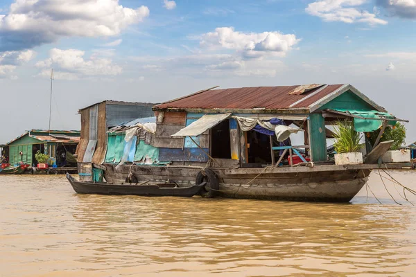 Chong Khneas Floating Village Siem Reap Cambodia Summer Day — Stock Photo, Image