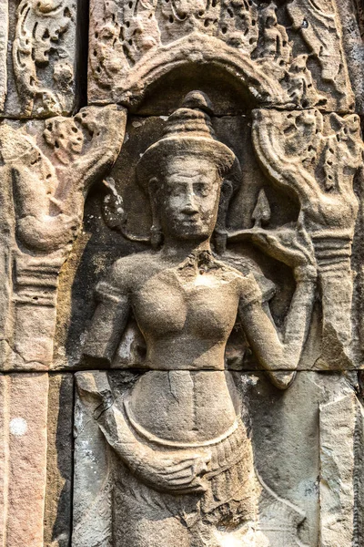 Banteay Kdei tapınağıdır Khmer antik tapınak Siem Reap içinde karmaşık Angkor Wat, Kamboçya'da bir yaz günü