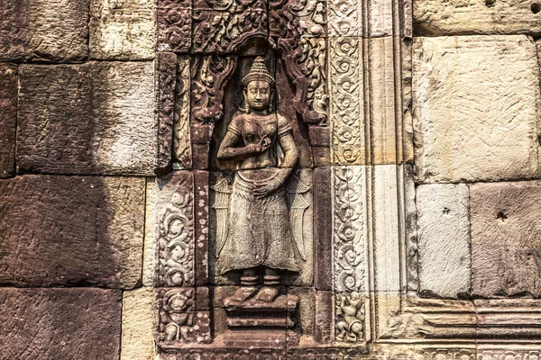 Banteay Kdei tapınağıdır Khmer antik tapınak Siem Reap içinde karmaşık Angkor Wat, Kamboçya'da bir yaz günü