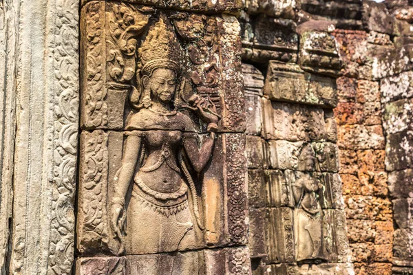Banteay Kdei tapınağıdır Khmer antik tapınak Siem Reap içinde karmaşık Angkor Wat, Kamboçya'da bir yaz günü