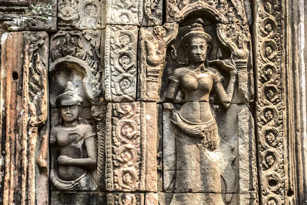 Banteay Kdei tapınağıdır Khmer antik tapınak Siem Reap içinde karmaşık Angkor Wat, Kamboçya'da bir yaz günü