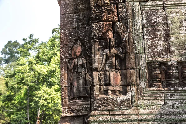 Chrám Banteay Kdei Starověký Chrám Khmerské Komplexu Angkor Wat Siem — Stock fotografie