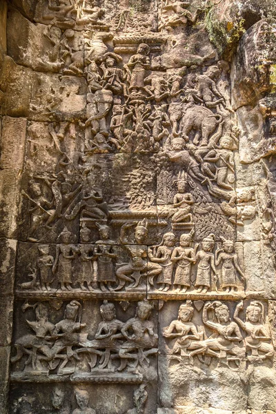Prohm Temple Ruins Khmer Ancient Temple Complex Angkor Wat Siem — Stock Photo, Image