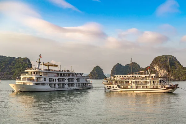World Natural Heritage Halong Bay Vietnam Summer Day Stock Picture