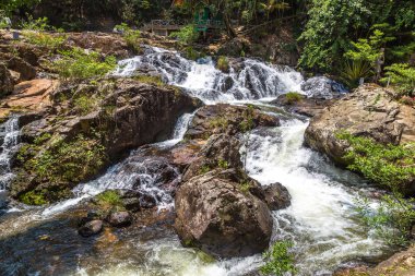 Dalat, bir yaz günü Vietnam'da Datanla şelale