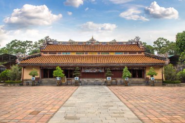 İmparatorluk Minh Mang mezar Hue, Vietnam bir yaz günü içinde