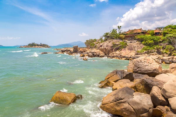 Tatlım Chong Cape Nha Trang Vietnam Bir Yaz Günü Taş — Stok fotoğraf