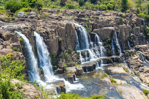 Řada Dalších Podobě Vodopádu Poblíž Města Dalat Vietnam Letním Dni — Stock fotografie