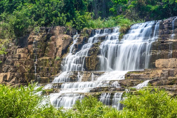 Dalat City Bir Yaz Günü Vietnam Yakınındaki Pongour Şelale — Stok fotoğraf