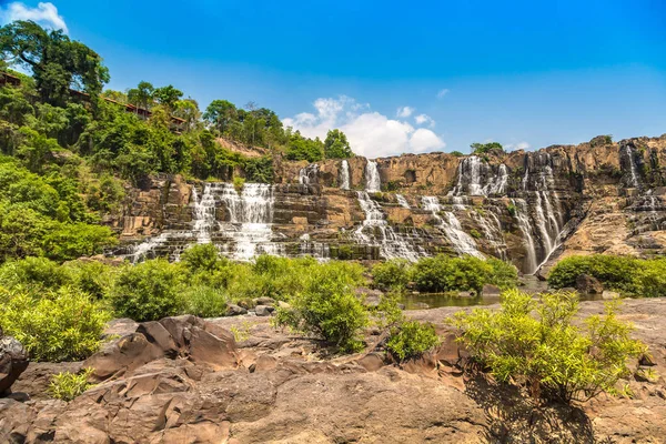 Dalat City Bir Yaz Günü Vietnam Yakınındaki Pongour Şelale — Stok fotoğraf