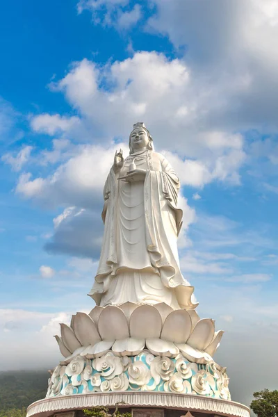 Weiße Buddha Statue Buddha Dame Der Linh Ung Pagode Danang — Stockfoto