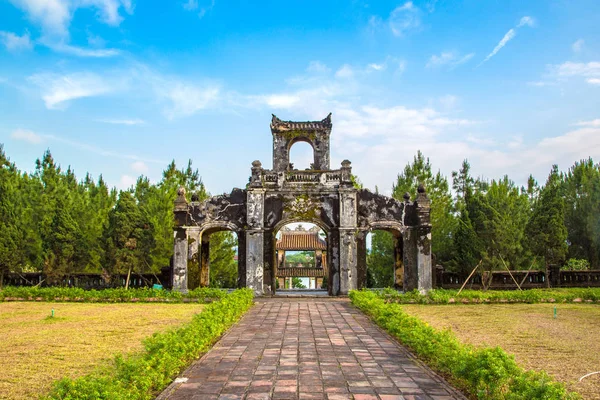 Templo Literatura Hue Vietnã Dia Verão — Fotografia de Stock