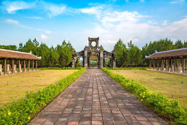 Templo Literatura Hue Vietnam Día Verano — Foto de Stock