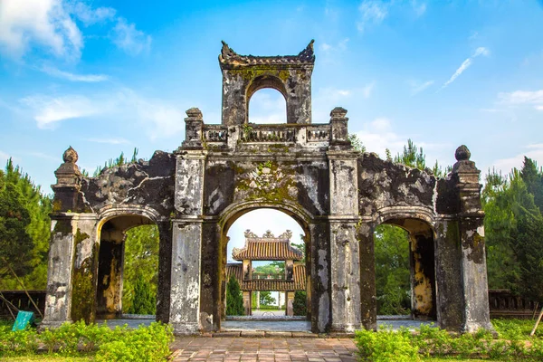 Tempel Van Literatuur Hue Vietnam Een Zomerdag — Stockfoto