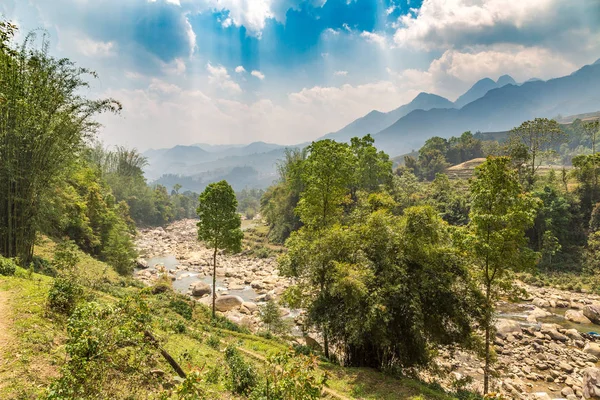 Mountain River Sapa Lao Cai Vietnam Summer Day — Stock Photo, Image