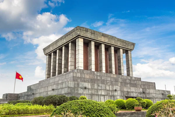 Chi Minh Mausoleum Hanoi Vietnam Een Zomerdag — Stockfoto