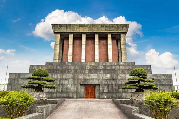 Chi Minh Mausoleum Hanoi Vietnam Een Zomerdag — Stockfoto