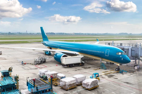 Noi Bai International Airport Hanoi Een Zomerdag — Stockfoto