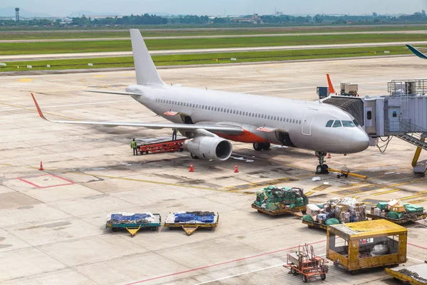 Aéroport International Noi Bai Hanoi Une Journée Été — Photo