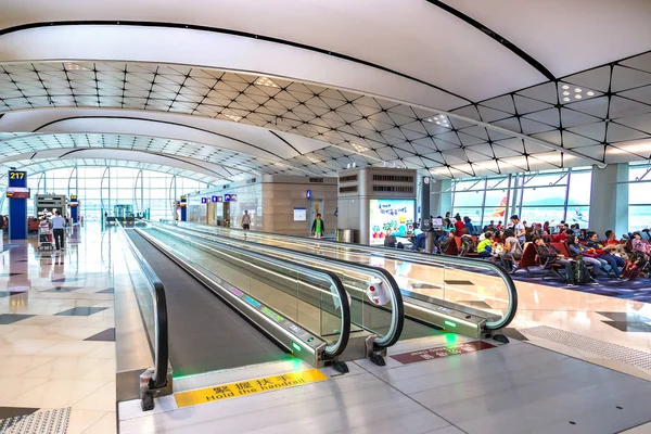 Hong Kong China Junho 2018 Aeroporto Internacional Hong Kong Dia — Fotografia de Stock