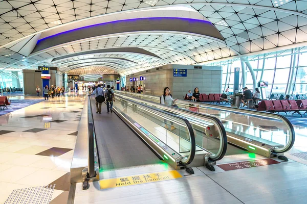 Hong Kong Chiny Czerwca 2018 Lotnisko Międzynarodowe Hong Kong Letni — Zdjęcie stockowe