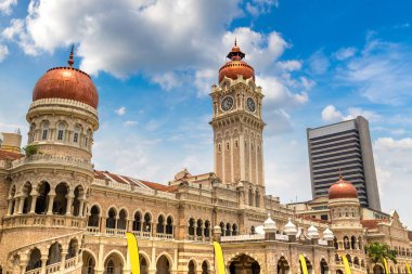 KUALA LUMPUR, MALAYSIA - JUNE 12, 2018: Sultan Abdul Samad building in Kuala Lumpur, Malaysia at summer day