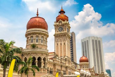KUALA LUMPUR, MALAYSIA - JUNE 12, 2018: Sultan Abdul Samad building in Kuala Lumpur, Malaysia at summer day