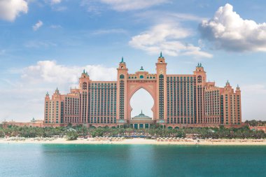Dubai, Birleşik Arap Emirlikleri - 26 Haziran 2018: Atlantis, Palm Hotel Dubai, Birleşik Arap Emirlikleri  
