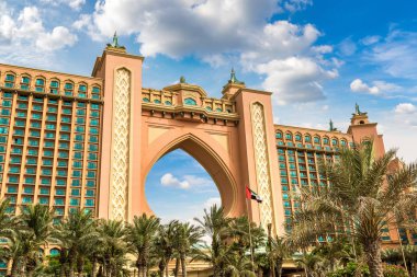 Dubai, Birleşik Arap Emirlikleri - 26 Haziran 2018: Atlantis, Palm Hotel Dubai, Birleşik Arap Emirlikleri  