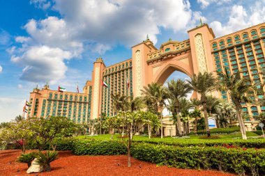 Dubai, Birleşik Arap Emirlikleri - 26 Haziran 2018: Atlantis, Palm Hotel Dubai, Birleşik Arap Emirlikleri  