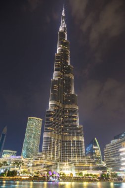 DUBAI, BAE - 26 Haziran 2018: Burj Halife, Dubai, Birleşik Arap Emirlikleri