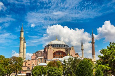 Ayasofya'nın İstanbul ' da bir güzel yaz günü içinde