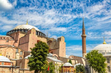 Ayasofya'nın İstanbul ' da bir güzel yaz günü içinde