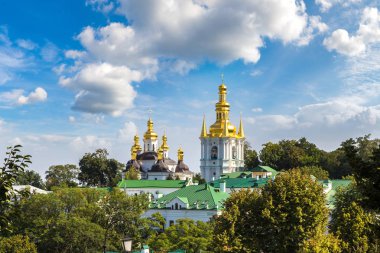 Kiev Pechersk Lavra Ortodoks Manastırı güzel yaz gün