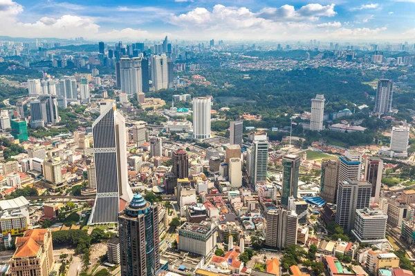 Vista Aérea Panorámica Kuala Lumpur Malasia Día Verano —  Fotos de Stock