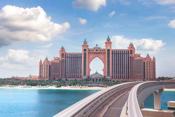 Dubaj Spojené Arabské Emiráty Června 2018 Atlantis Palm Hotel Dubaji — Stock fotografie