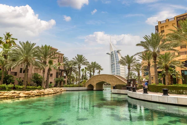 Dubai Emiratos Árabes Unidos Junio 2018 Vista Hotel Burj Arab —  Fotos de Stock