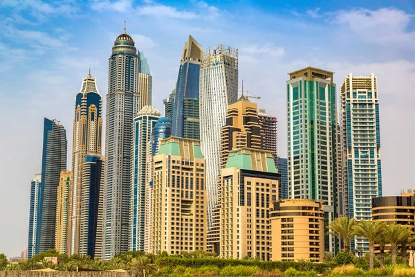 Dubai Marina Summer Day United Arab Emirates — Stock Photo, Image