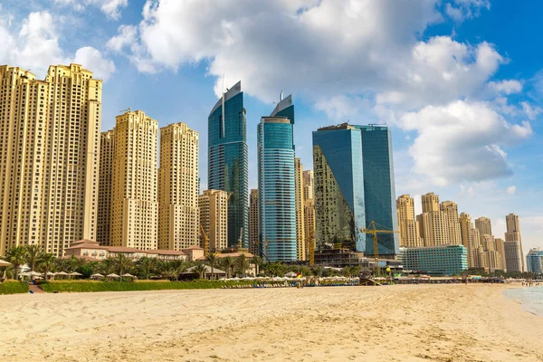 Dubai Marina Día Verano Emiratos Árabes Unidos —  Fotos de Stock