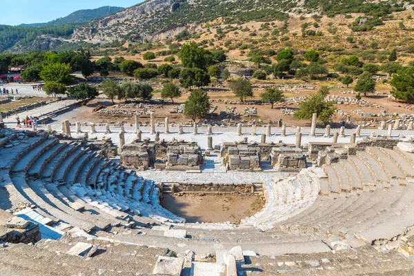 Odéon Petit Théâtre Dans Ville Antique Ephèse Turquie Dans Une — Photo